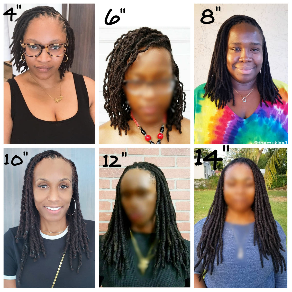 Which length should I choose for my loc extensions? – Mukisa Locs | Loc ...